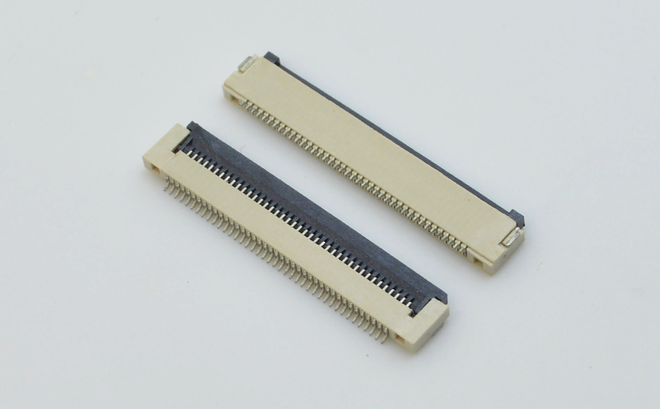 工廠銷售FPC/FFC軟排線連接器0.5-18P 0.5間距 H1.5厚 翻蓋式下接,午夜福利在线播放