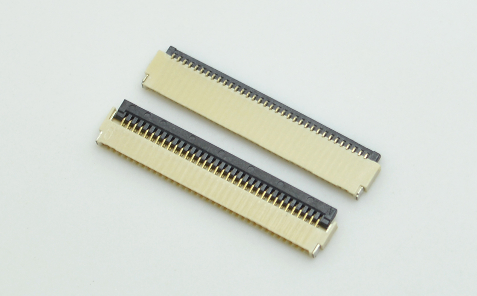 FPCFFC扁平電纜插座 軟排線連接器 fpc0.5 H1.0 20P-40P 前插後掀,午夜福利在线播放