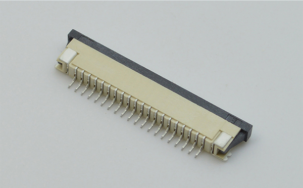 FPC插座，FFC軟排線連接器,FFC接插件1.0間距8P下接抽屜式